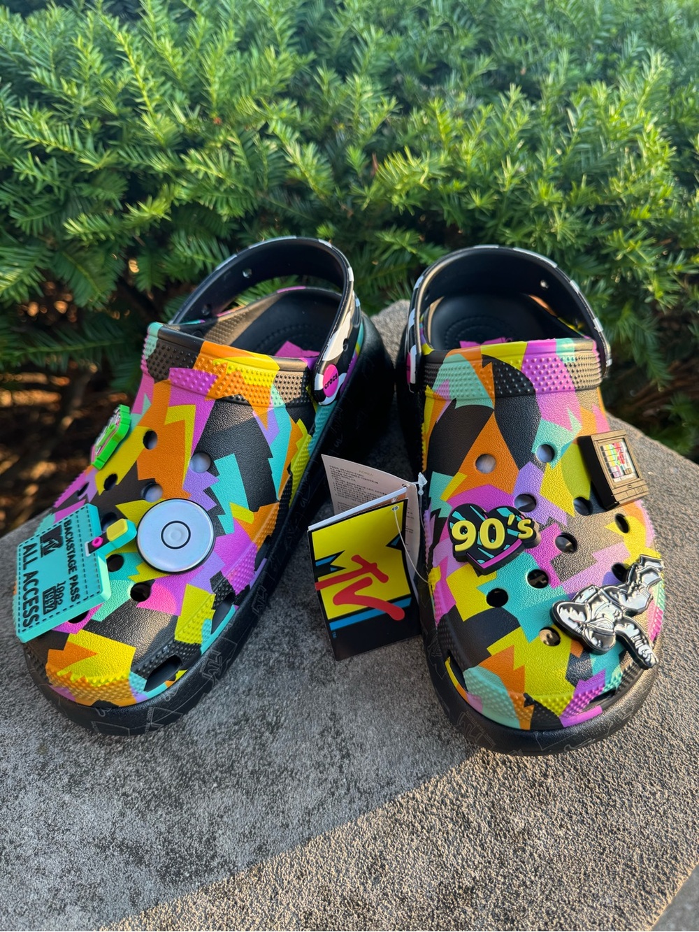NWT MTV x Crocs Classic Crush Clogs Sz 8